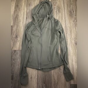 Olive Green Hooded Jacket